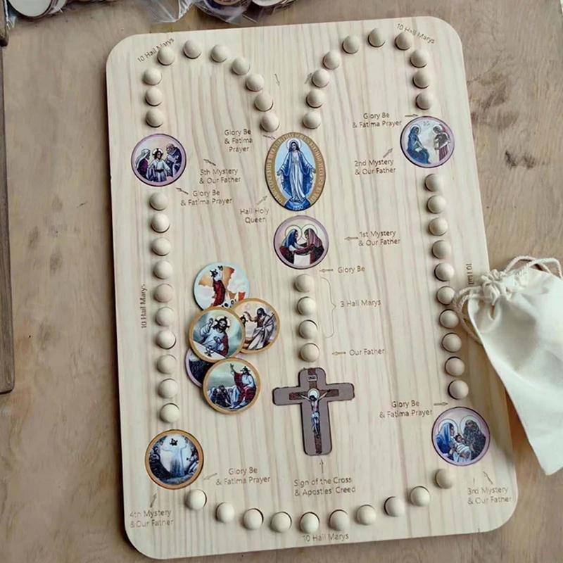 Wooden Rosary Beads Board With - Jewelry Making Board review and price