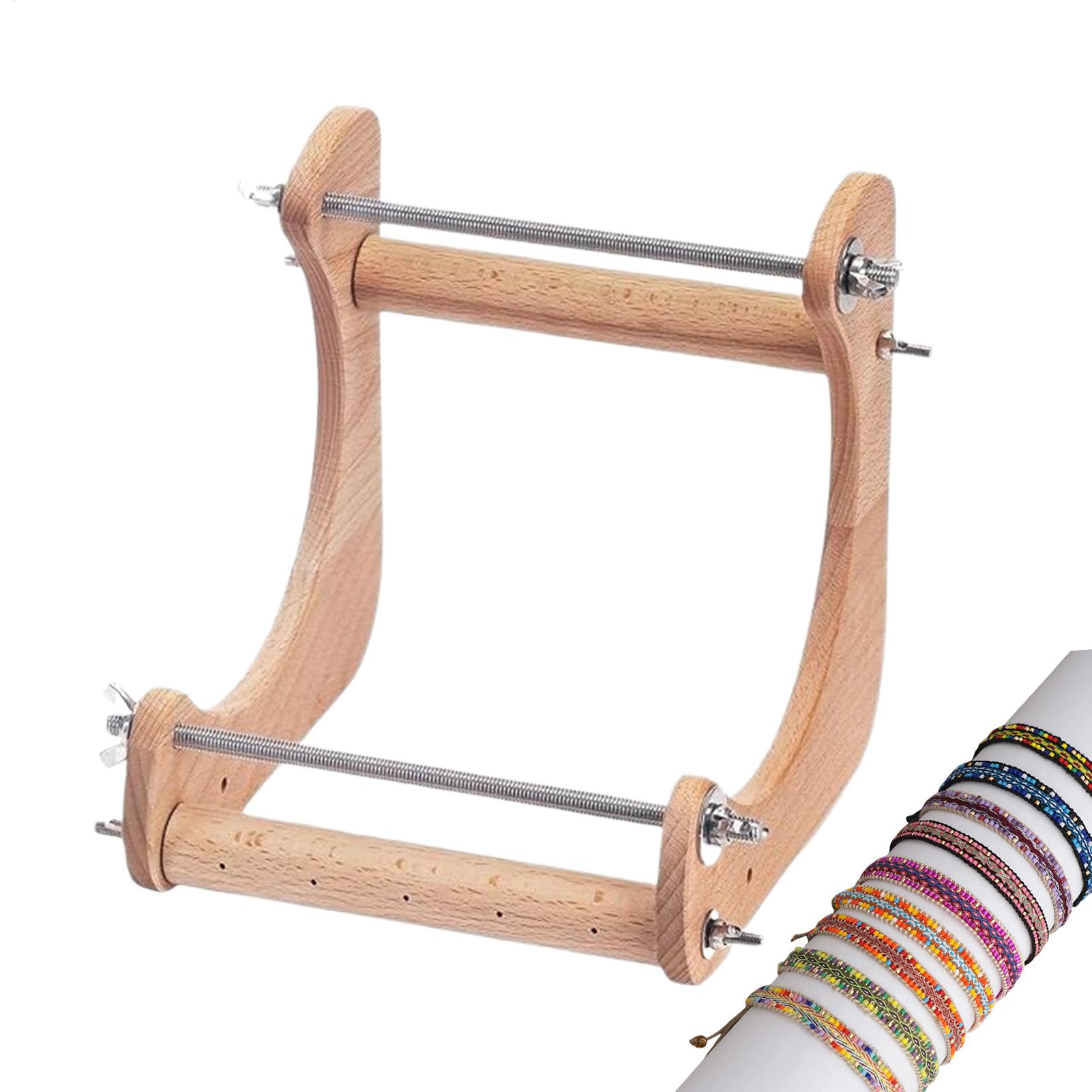 Wood Beading Loom Adjustable V - Jewelry Making Machines review and price