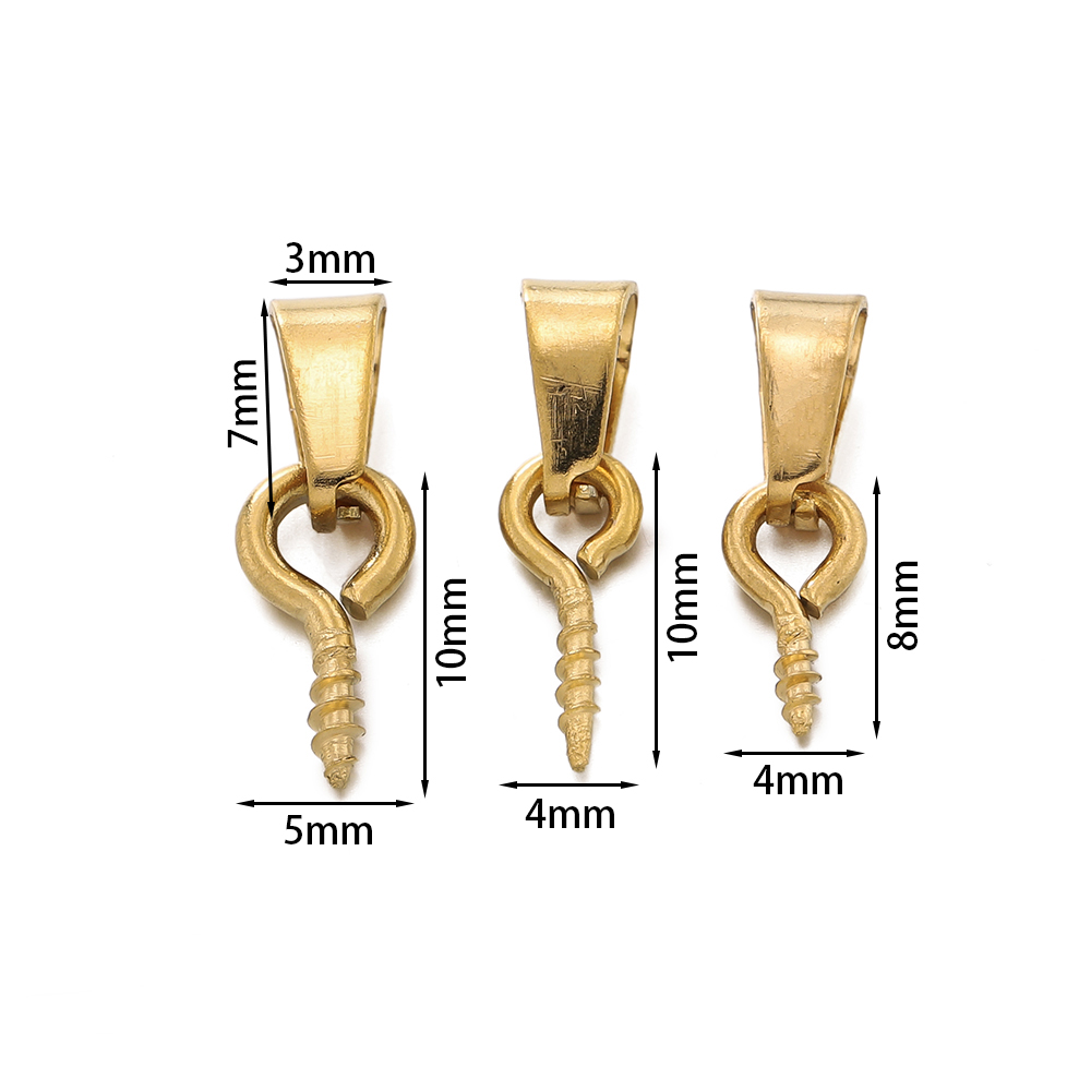 20pcs Stainless Steel Screw Ey - Jewelry Making Drill review and price