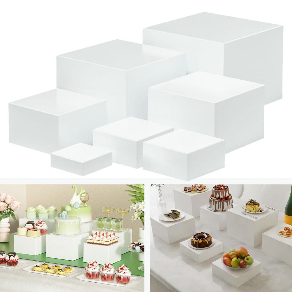 7 Pieces Acrylic Cube Display  - Jewelry Making Board review and price