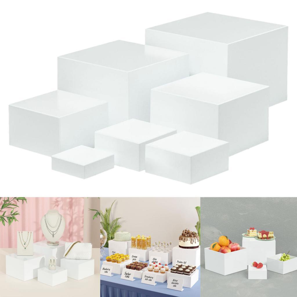 7 Pieces Acrylic Cube Display  - Jewelry Making Board review and price
