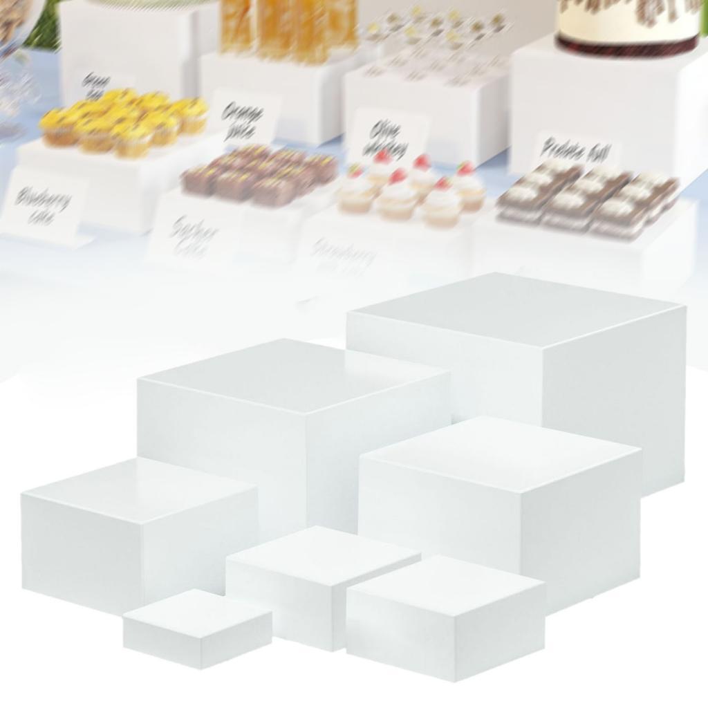 7 Pieces Acrylic Cube Display  - Jewelry Making Board review and price